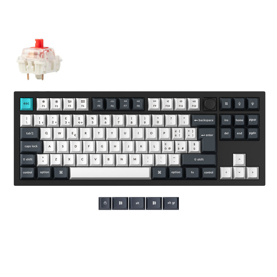 Keychron Q3 Max QMK/VIA Wireless Benutzerdefinierte Mechanische Tastatur ISO Layout Kollektion