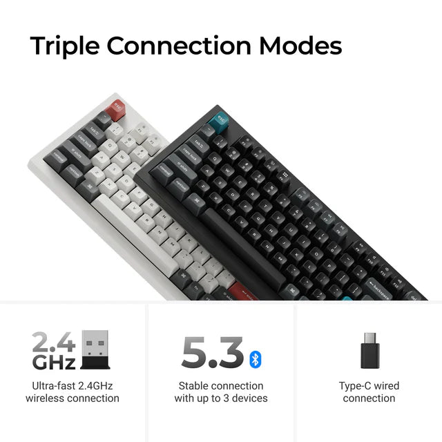 Keychron Q5 Ultra 8K Wireless Custom Mechanical Keyboard(ANSI US Layout)