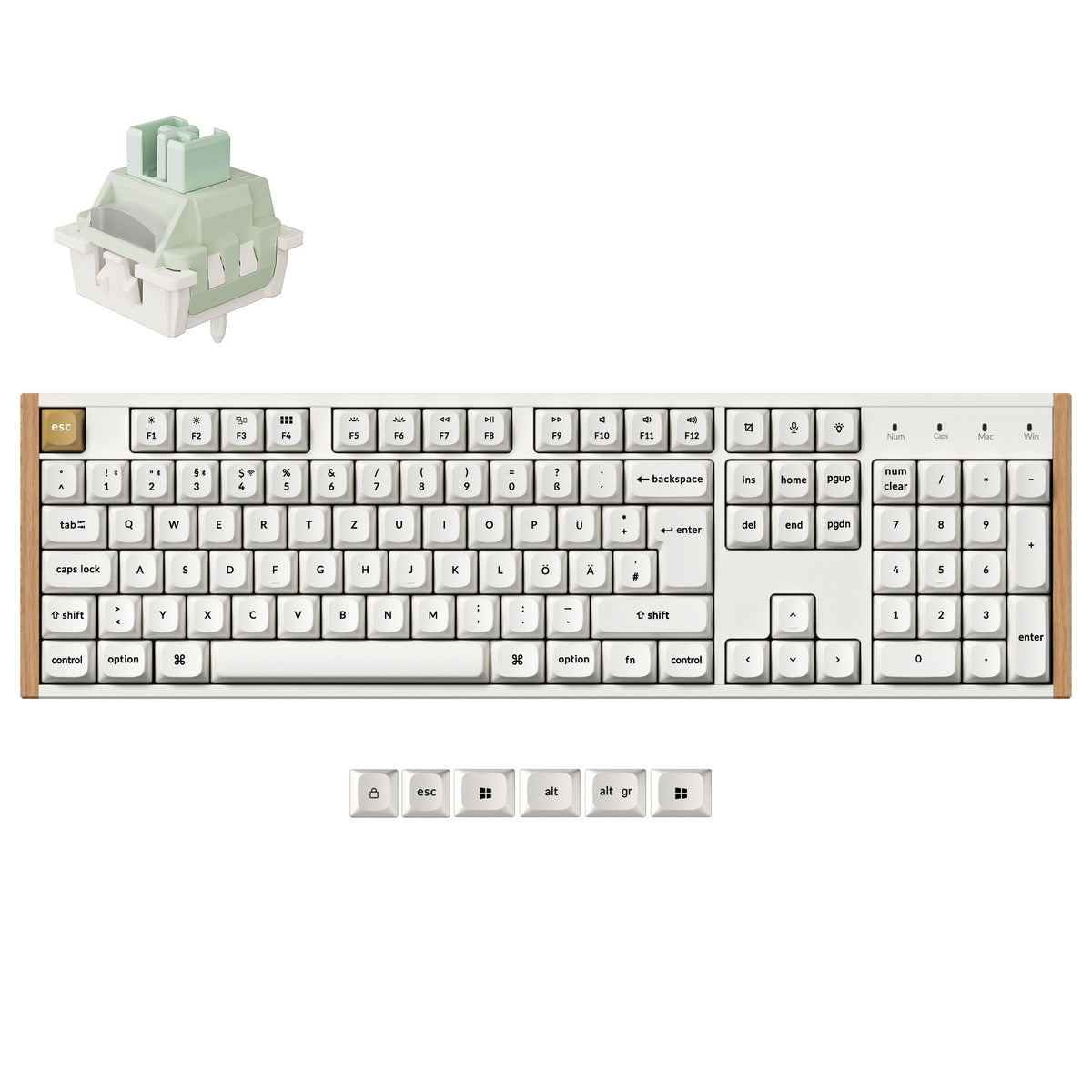 Keychron K10 HE Wireless Magnetischer Schalter Benutzerdefinierte Tastatur ISO Layout Kollektion