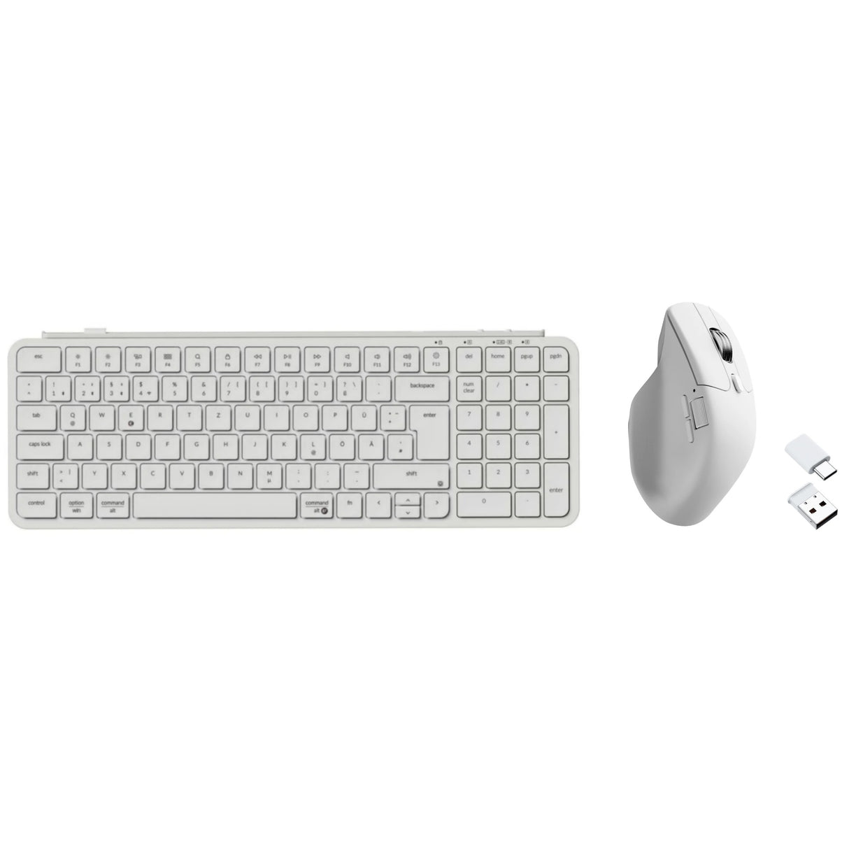 Keychron B Pro Series ISO-DE Layout Keyboard and M6 Mouse Wireless Combo