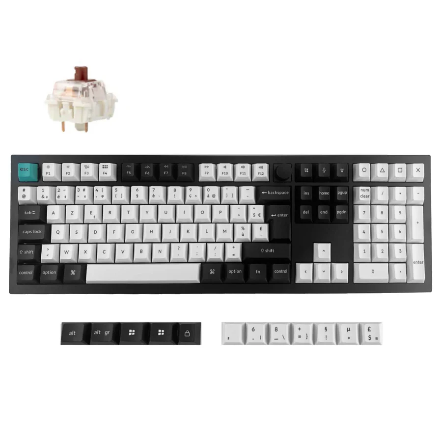 Keychron Q6 Max QMK/VIA Wireless Benutzerdefinierte Mechanische Tastatur ISO Layout Kollektion