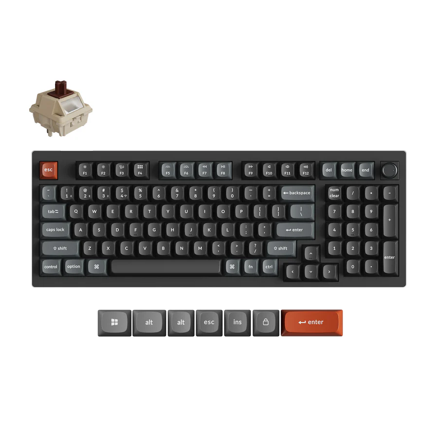 Keychron V5 Ultra 8K Wireless Custom Mechanical Keyboard(US ANSI Layout)