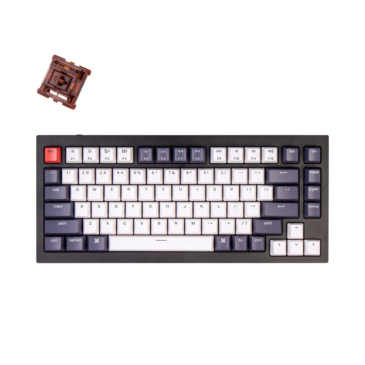 Keychron Q1 QMK Custom Mechanische Tastatur - Version 1