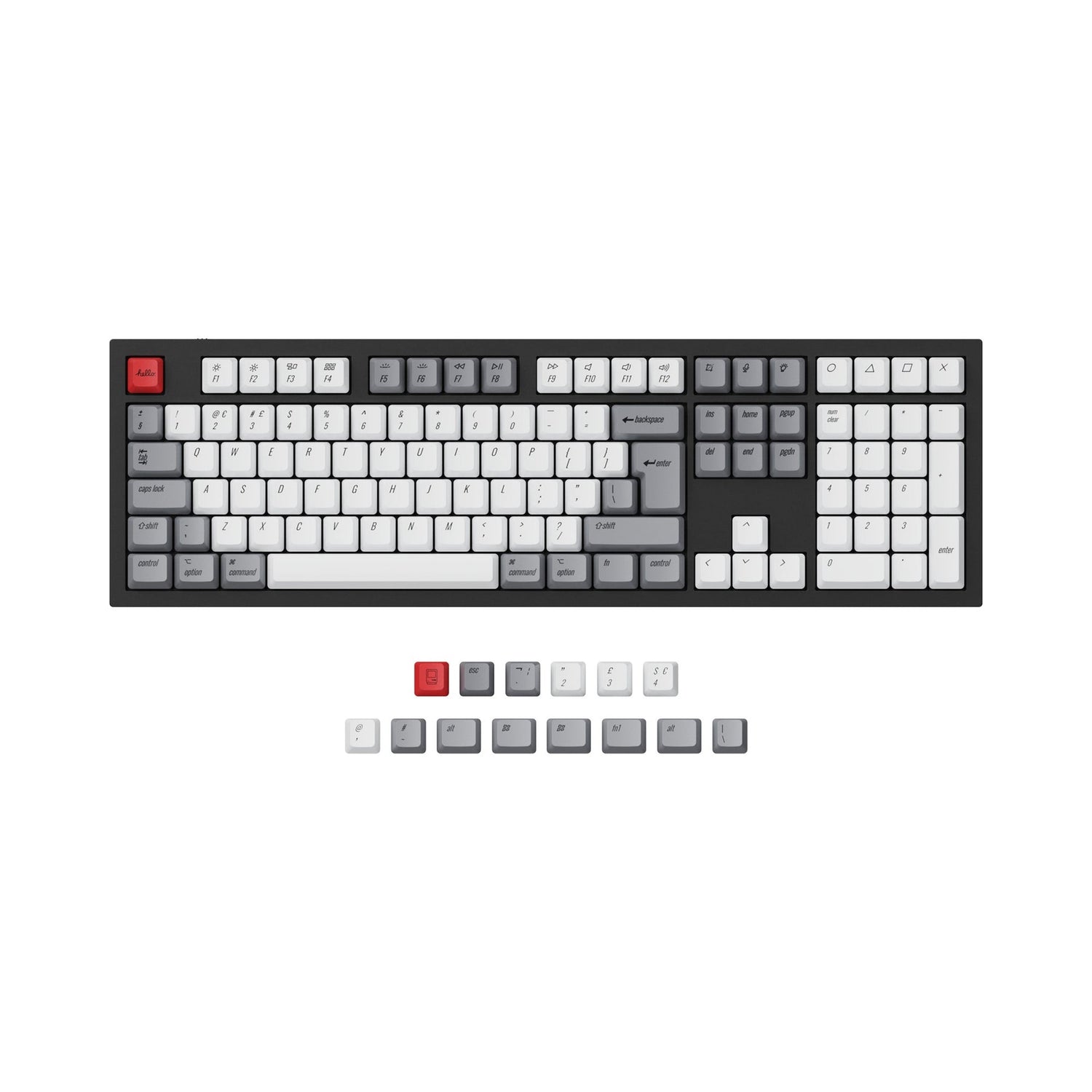 ISO & ANSI Q3 & Q4 & Q6 & K8 OEM Dye-Sub PBT Tastenkappensammlungt – Retro
