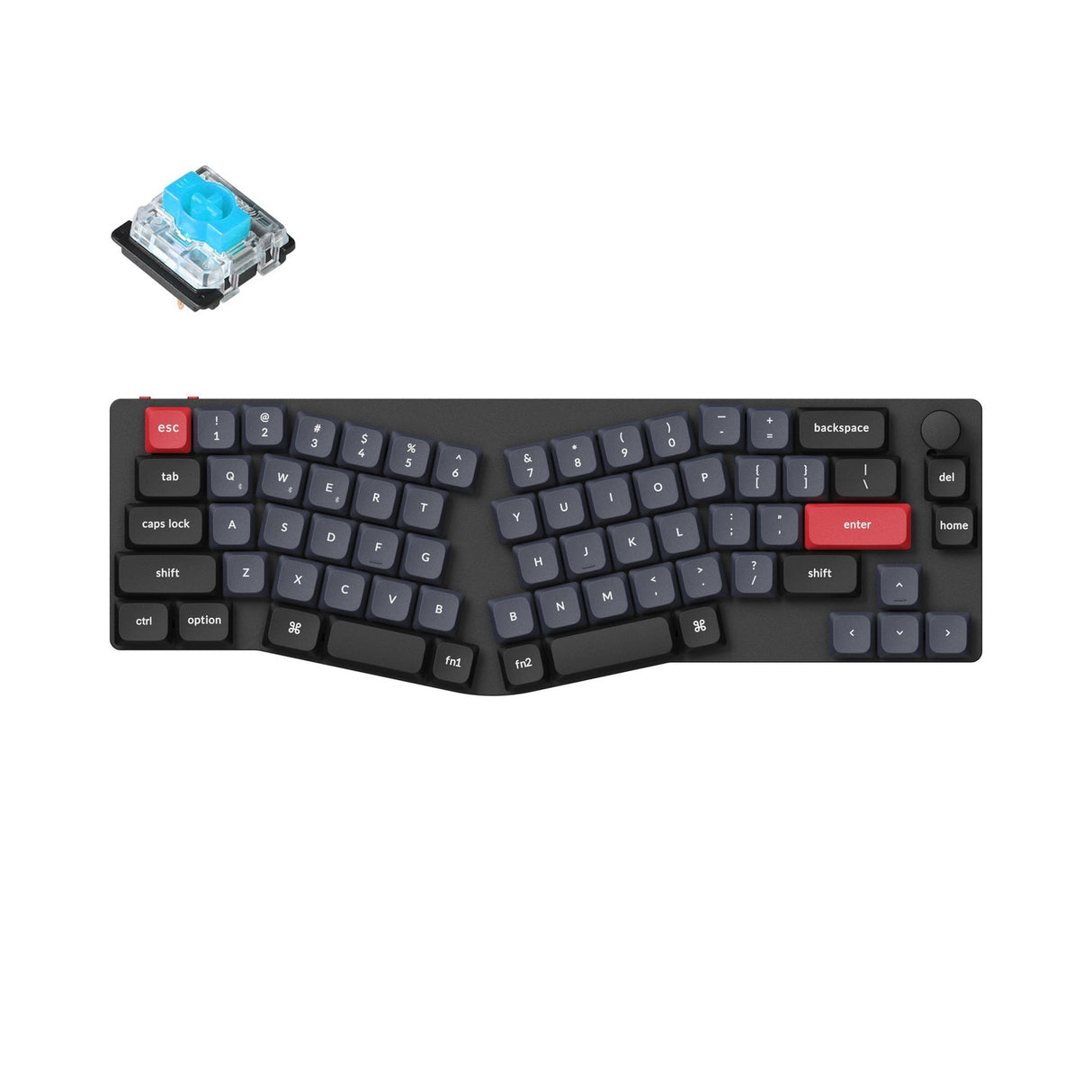 Keychron K11 Pro (Alice Layout) QMK/VIA Kabellose Custom Mechanische Tastatur (US-Layout)