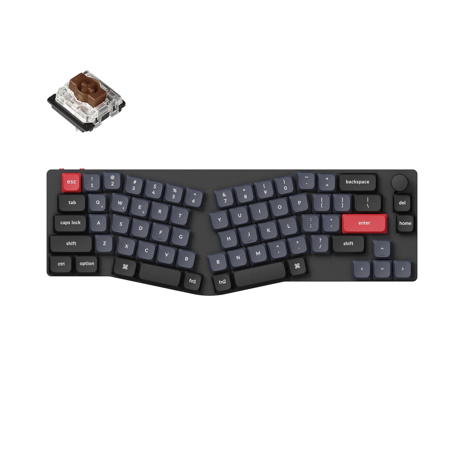 Keychron K11 Pro (Alice Layout) QMK/VIA Kabellose Custom Mechanische Tastatur (US-Layout)