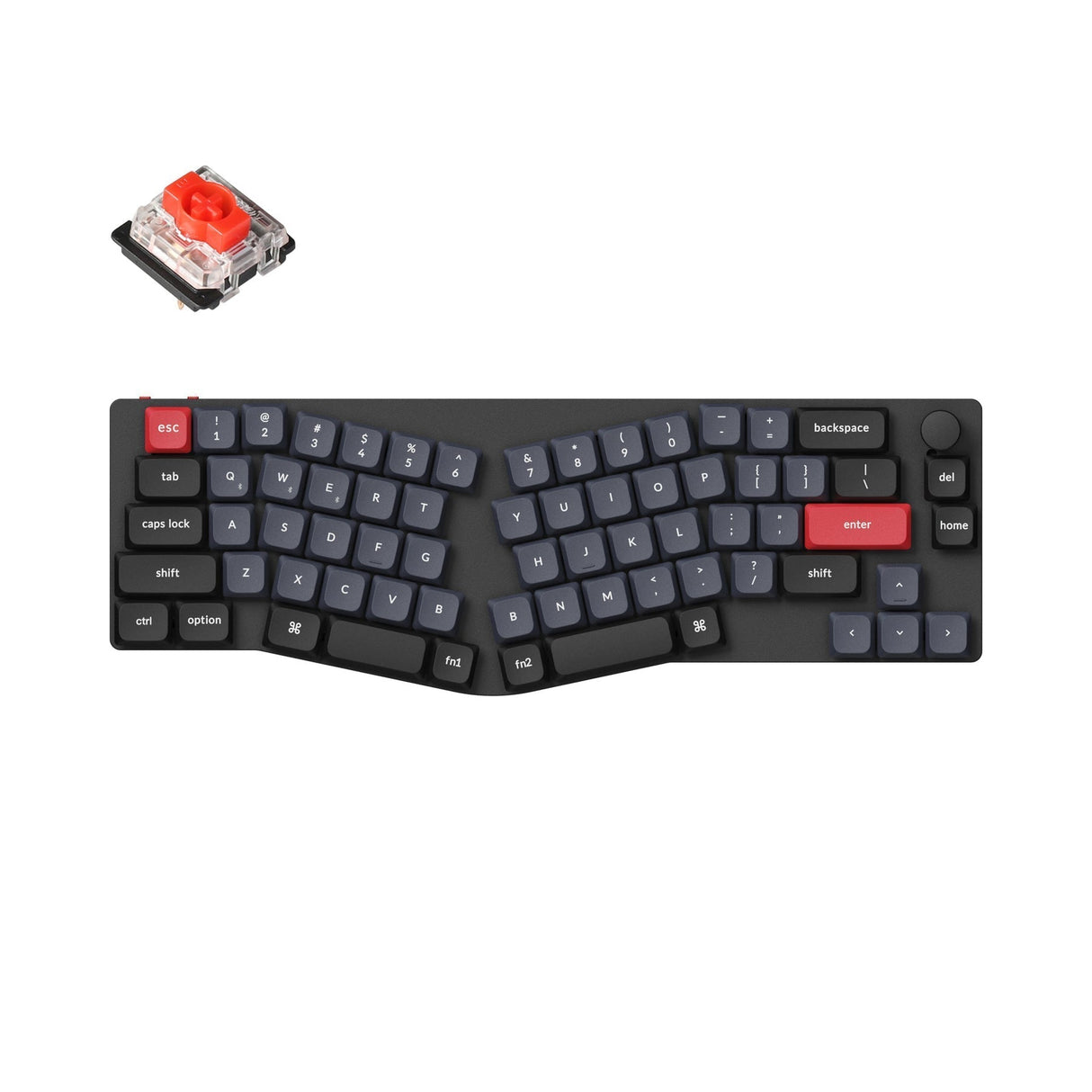 Keychron K11 Pro (Alice Layout) QMK/VIA Kabellose Custom Mechanische Tastatur (US-Layout)