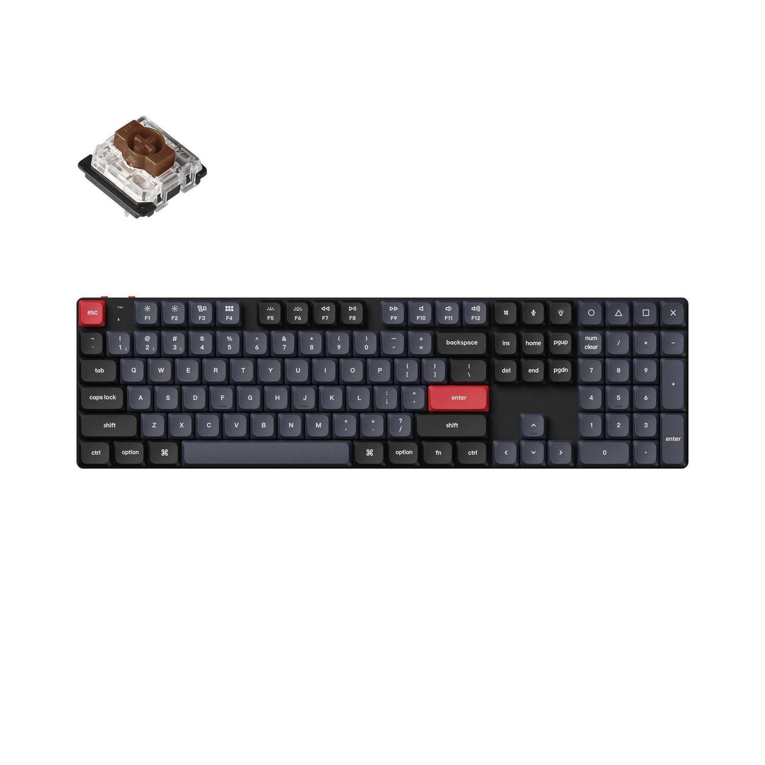 Keychron K5 Pro QMK/VIA kabellose Custom mechanische Tastatur (US-ANSI-Layout)