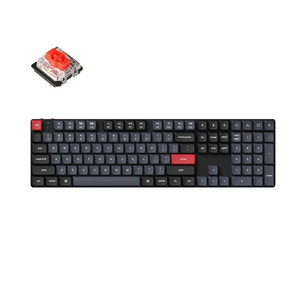 Keychron K5 Pro QMK/VIA kabellose Custom mechanische Tastatur (US-ANSI-Layout)