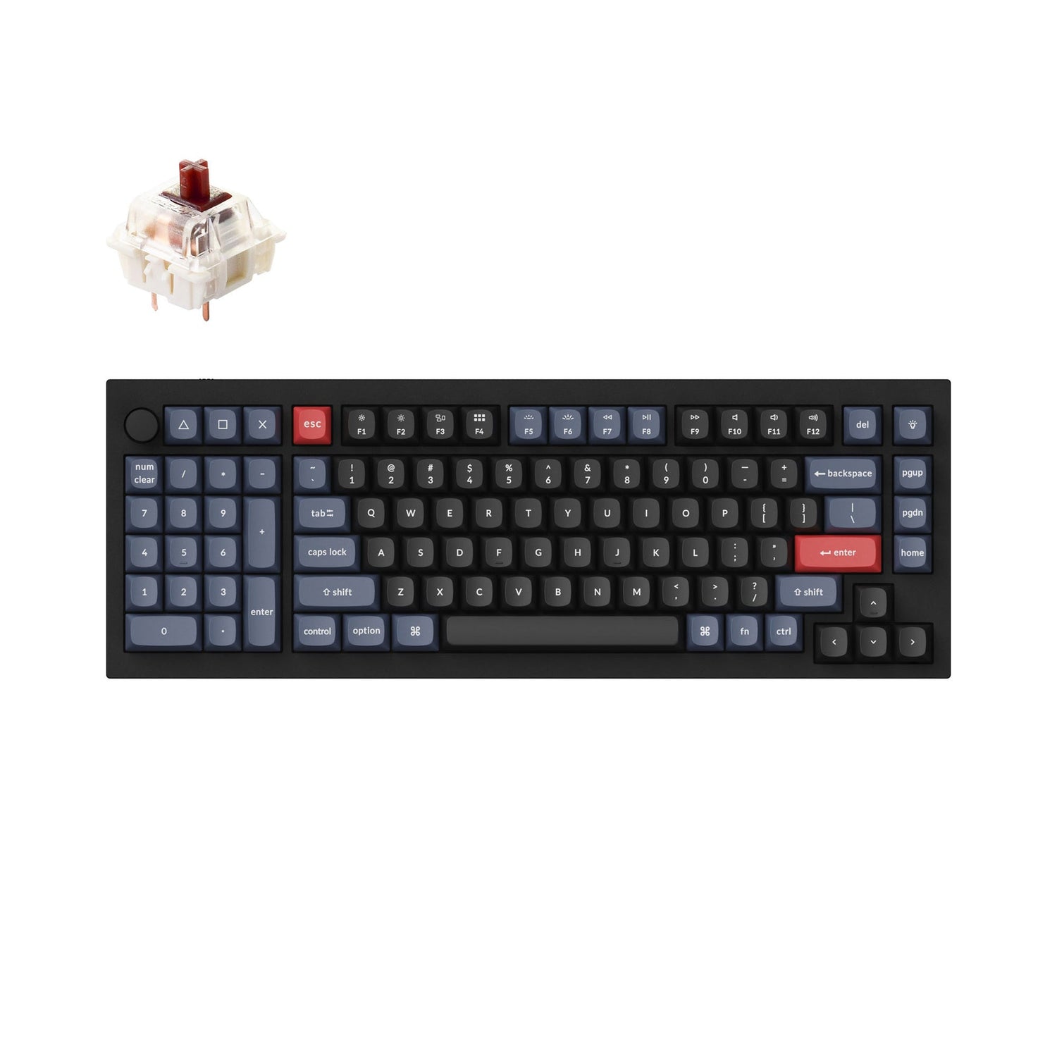 Keychron Q12 QMK Custom Mechanische Tastatur (US Layout)