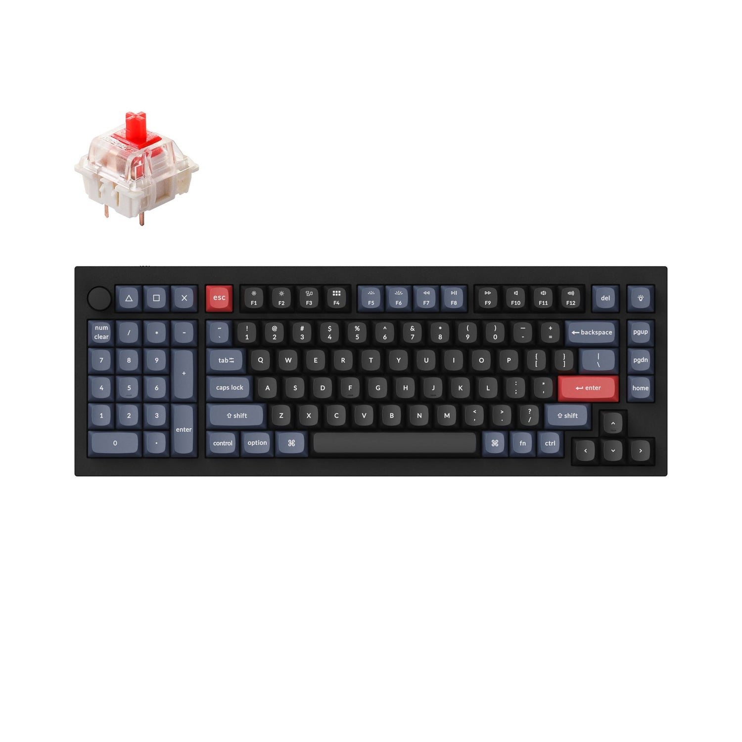Keychron Q12 QMK Custom Mechanische Tastatur (US Layout)