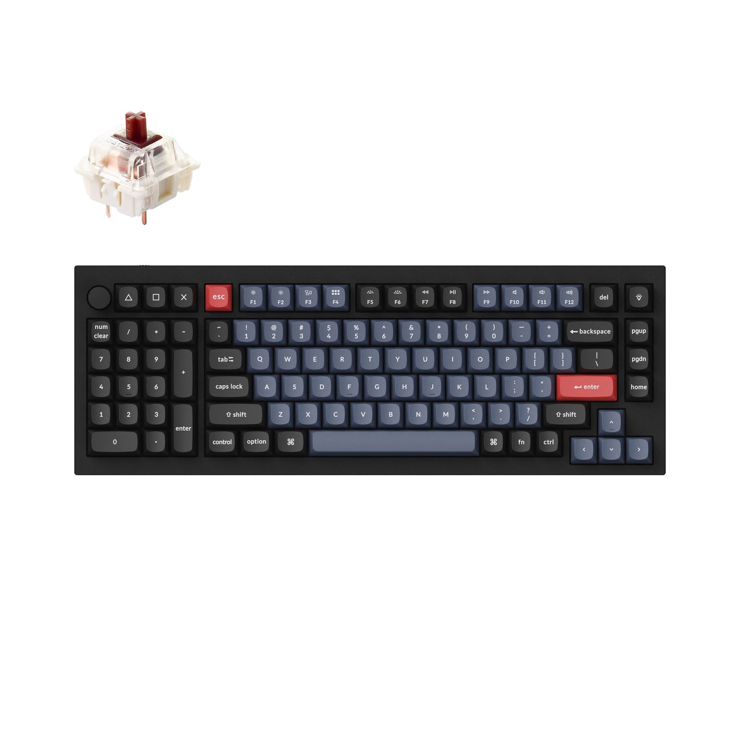 Keychron Q12 QMK Custom Mechanische Tastatur (US Layout)
