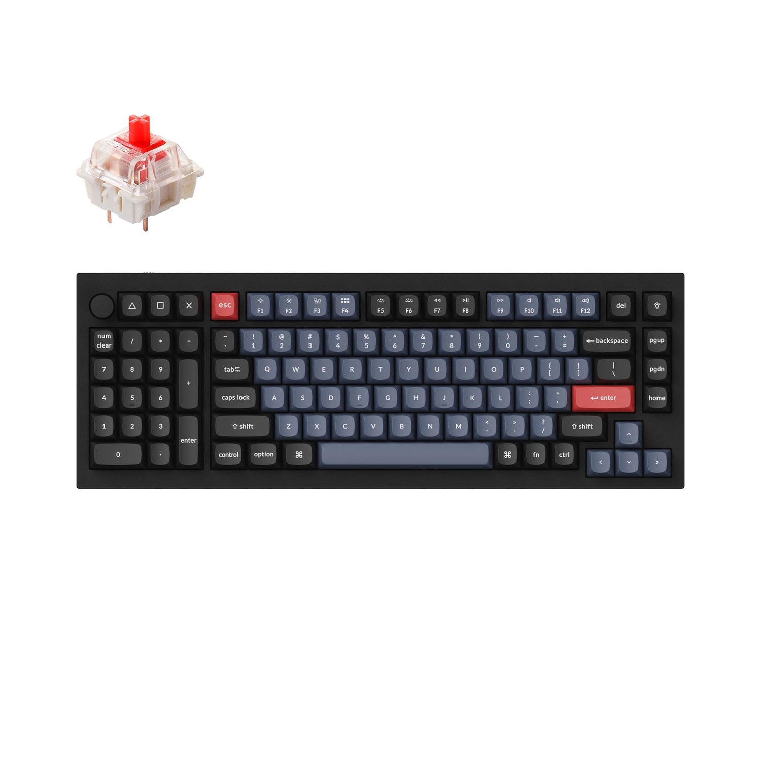 Keychron Q12 QMK Custom Mechanische Tastatur (US Layout)