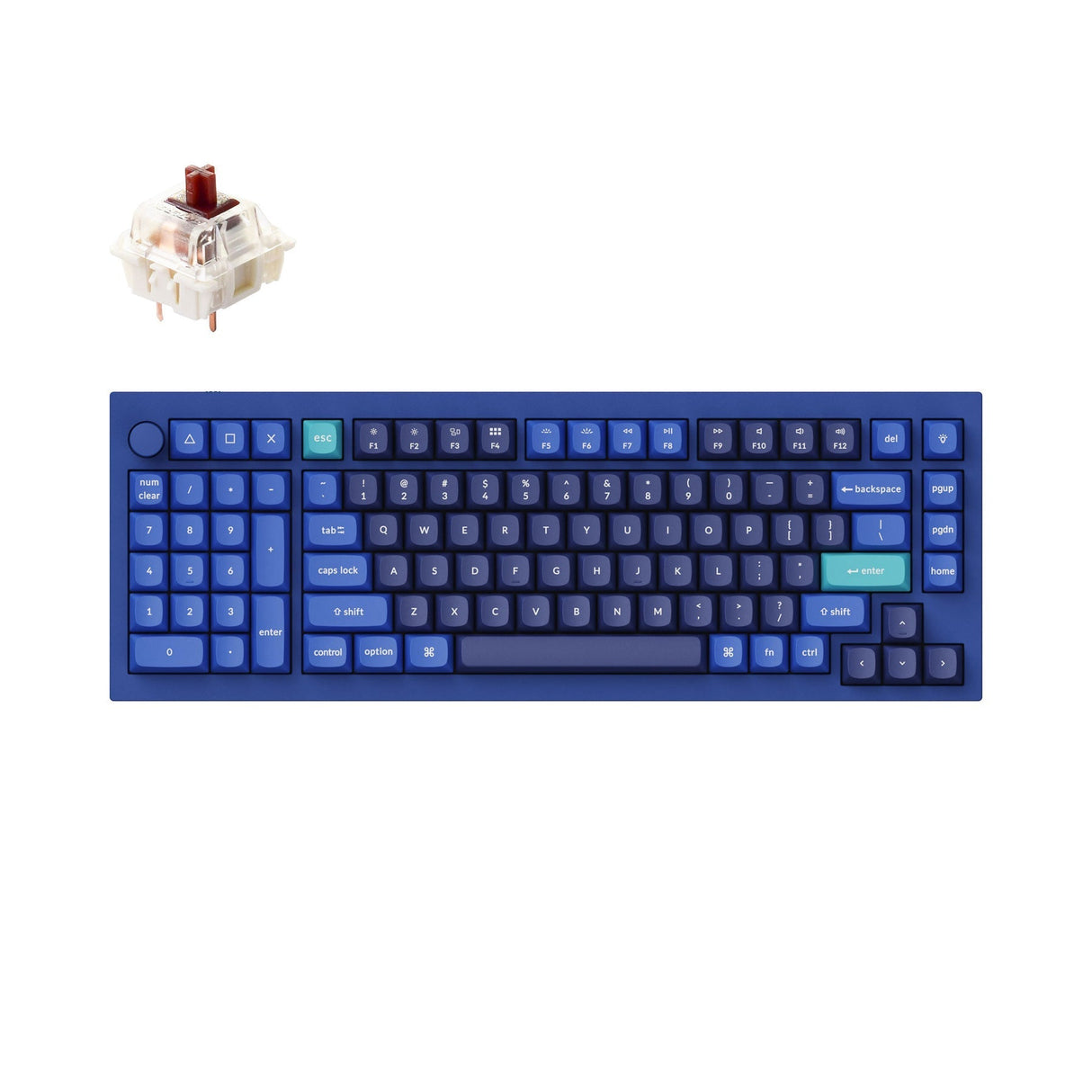 Keychron Q12 QMK Custom Mechanische Tastatur (US Layout)