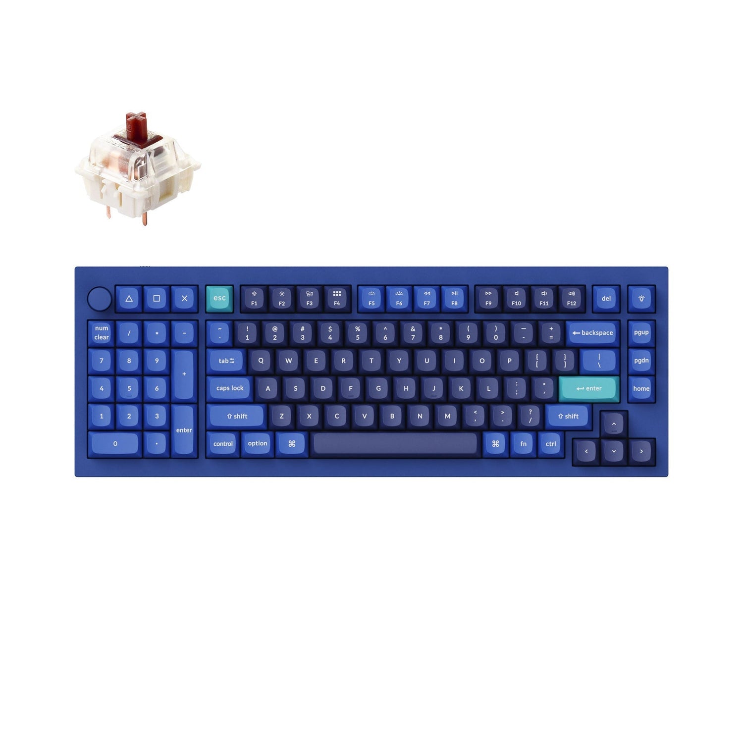Keychron Q12 QMK Custom Mechanische Tastatur (US Layout)