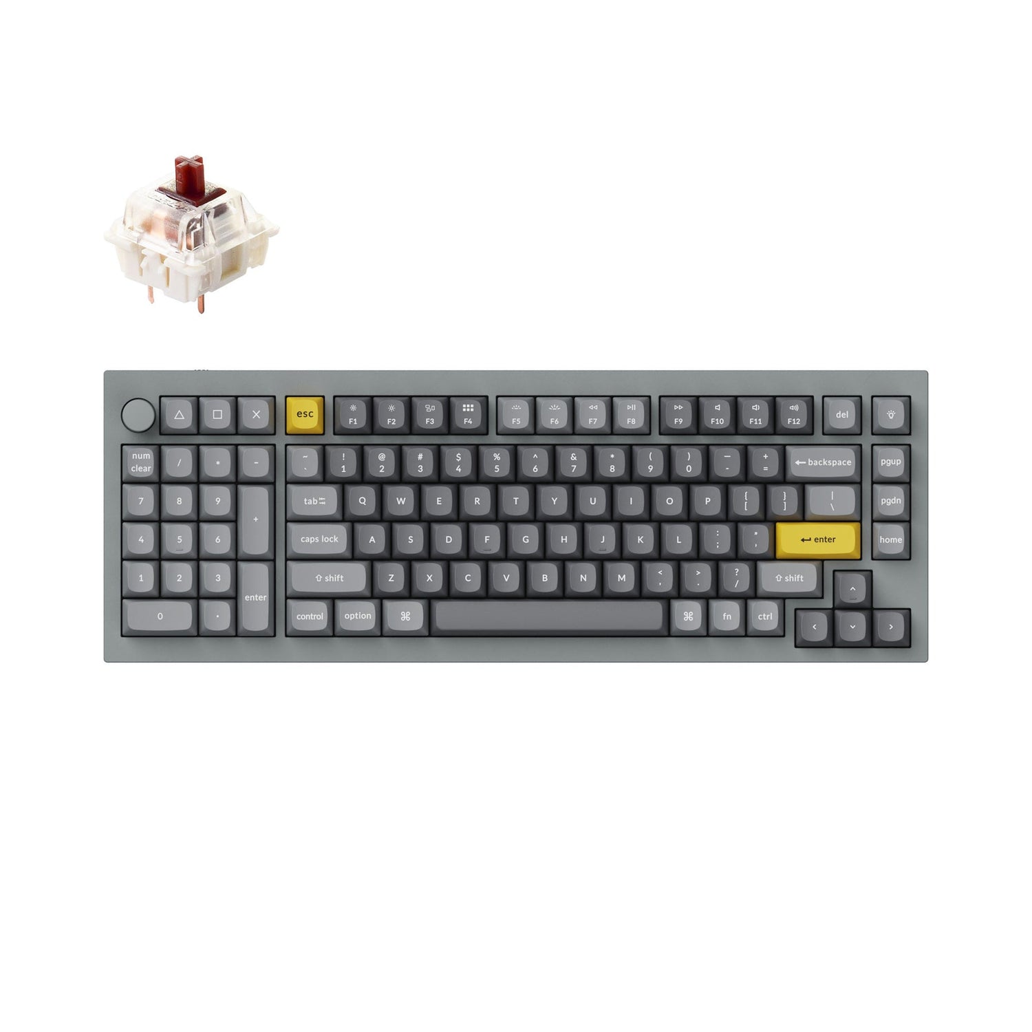 Keychron Q12 QMK Custom Mechanische Tastatur (US Layout)