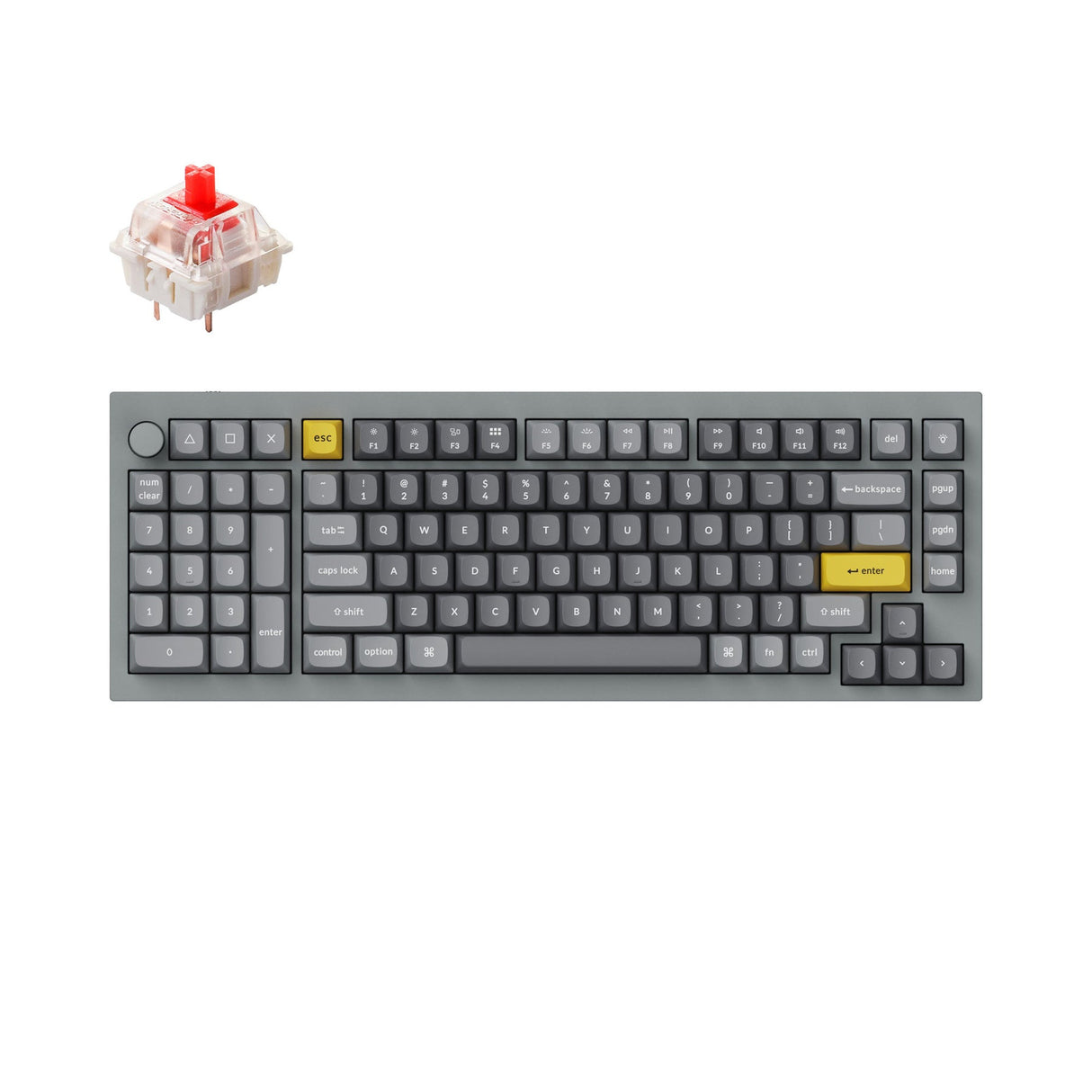Keychron Q12 QMK Custom Mechanische Tastatur (US Layout)