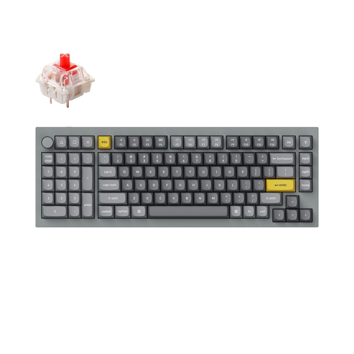 Keychron Q12 QMK Custom Mechanische Tastatur (US Layout)