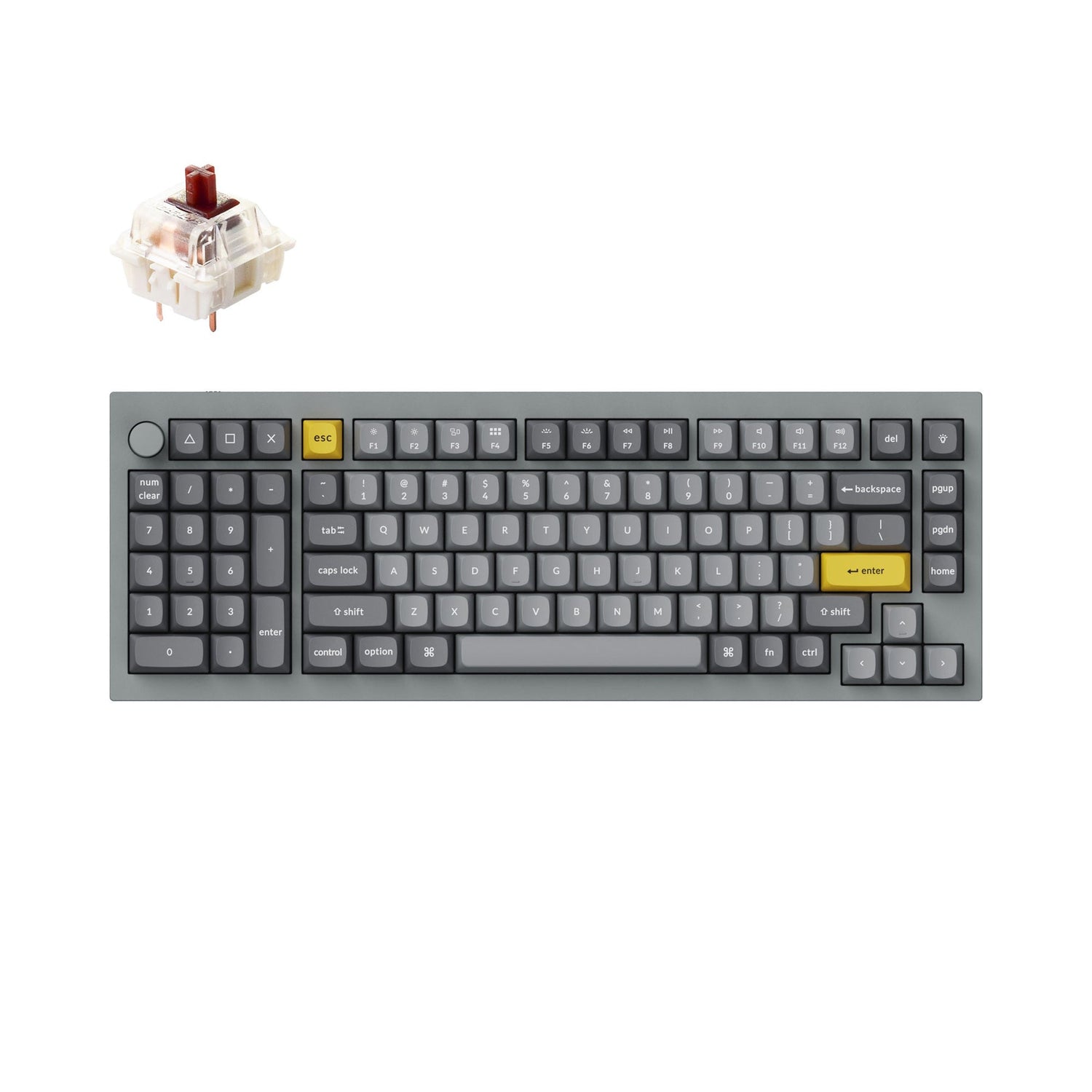 Keychron Q12 QMK Custom Mechanische Tastatur (US Layout)