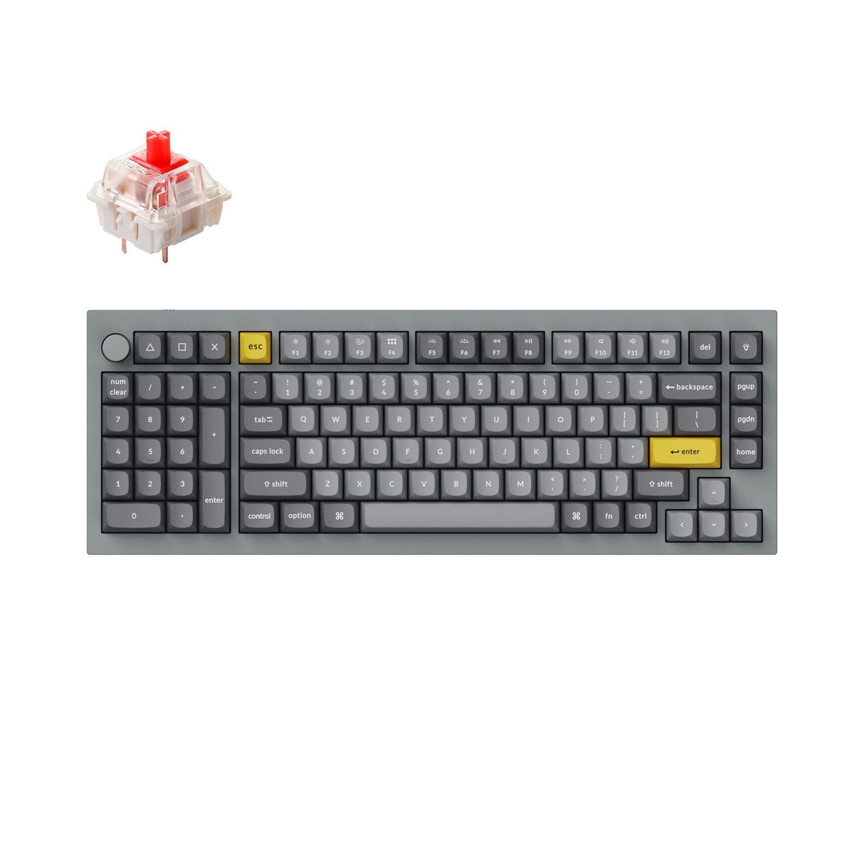 Keychron Q12 QMK Custom Mechanische Tastatur (US Layout)