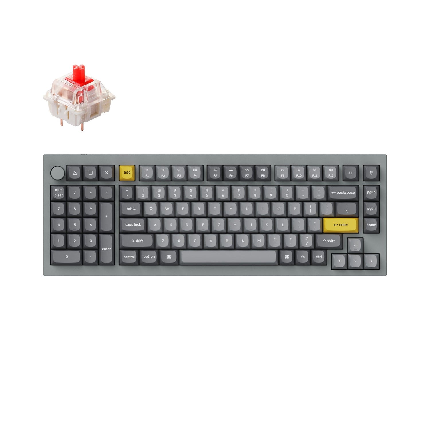Keychron Q12 QMK Custom Mechanische Tastatur (US Layout)