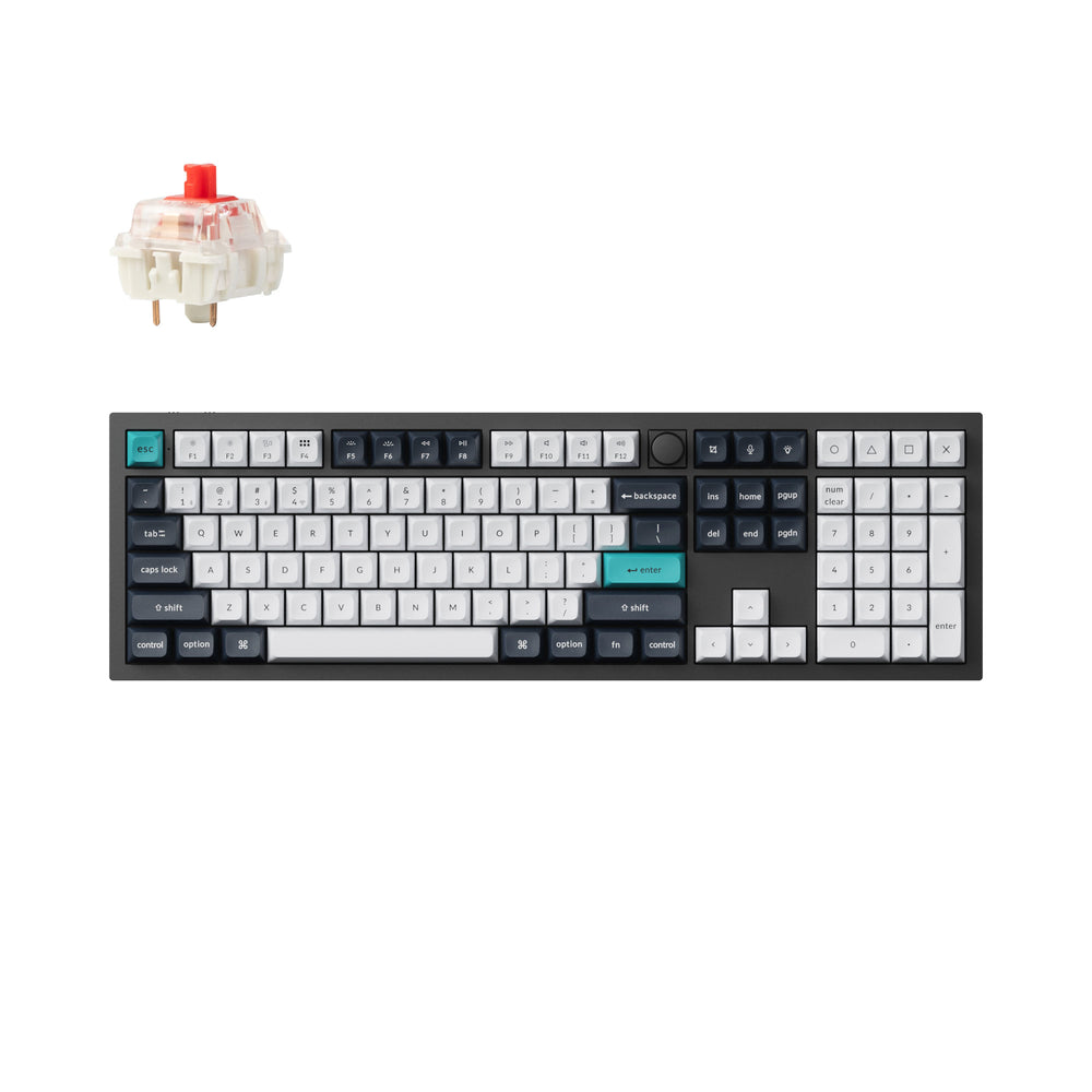 Keychron Q6 Max QMK/VIA Kabellose Benutzerdefinierte Mechanische Tastatur (US ANSI Layout)