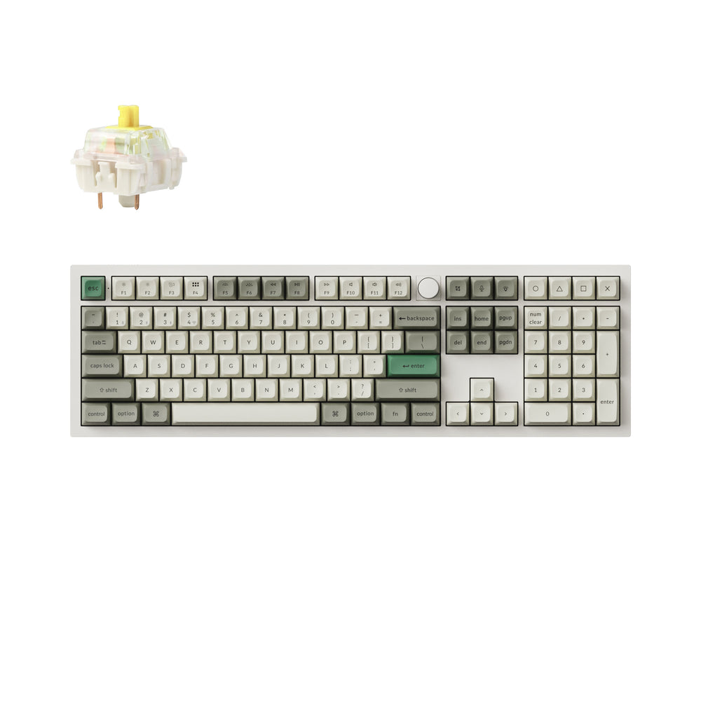 Keychron Q6 Max QMK/VIA Kabellose Benutzerdefinierte Mechanische Tastatur (US ANSI Layout)