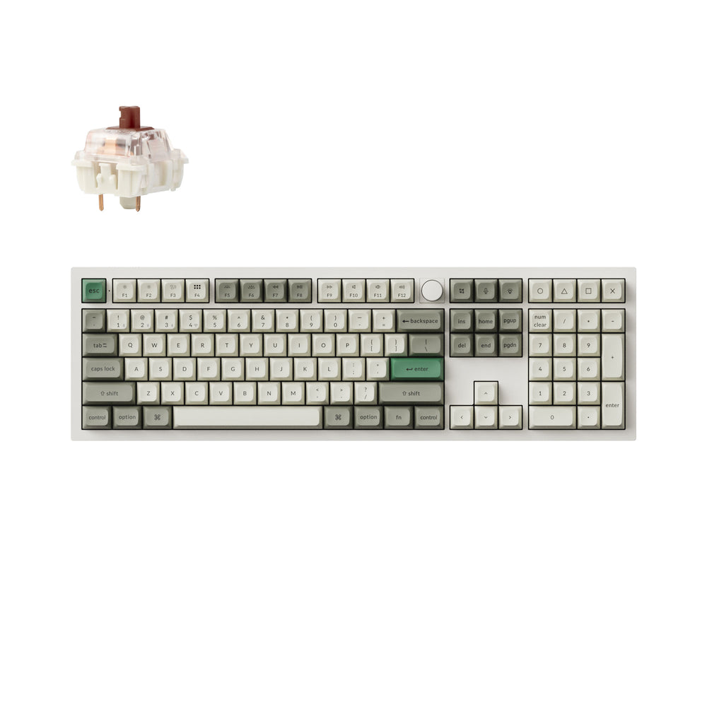 Keychron Q6 Max QMK/VIA Kabellose Benutzerdefinierte Mechanische Tastatur (US ANSI Layout)