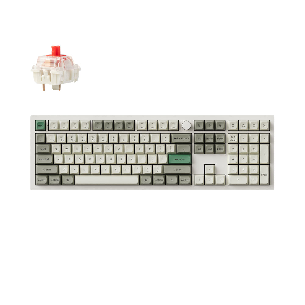 Keychron Q6 Max QMK/VIA Kabellose Benutzerdefinierte Mechanische Tastatur (US ANSI Layout)
