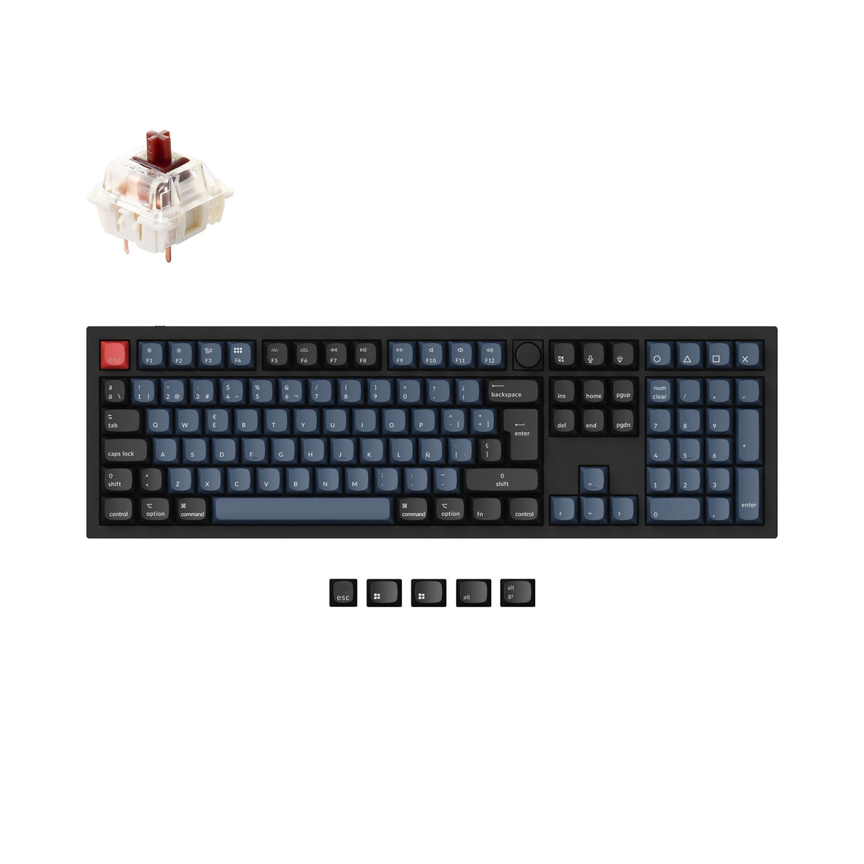 Keychron Q6 QMK Benutzerdefinierte Mechanische Tastatur ISO Layout Kollektion