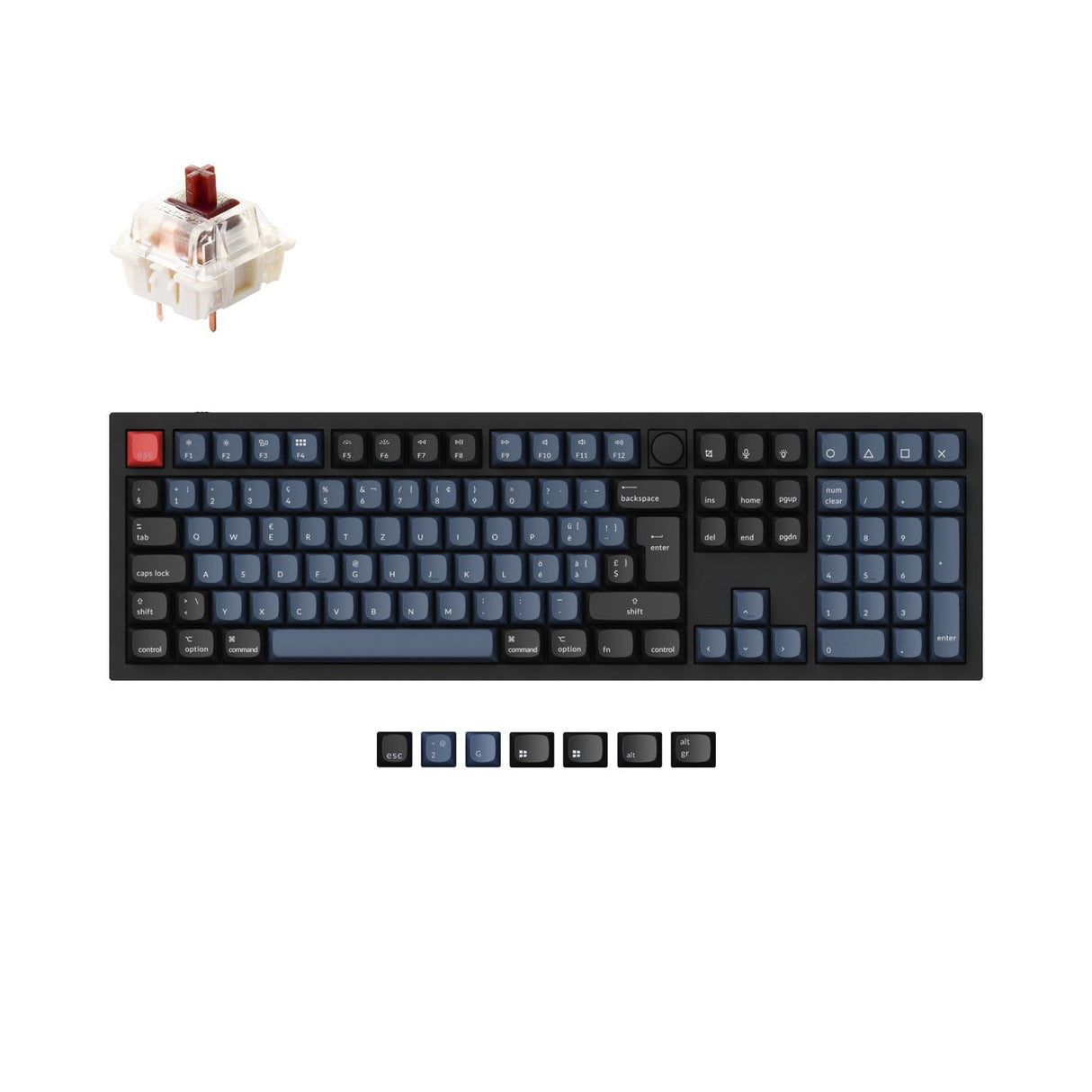 Keychron Q6 QMK Benutzerdefinierte Mechanische Tastatur ISO Layout Kollektion