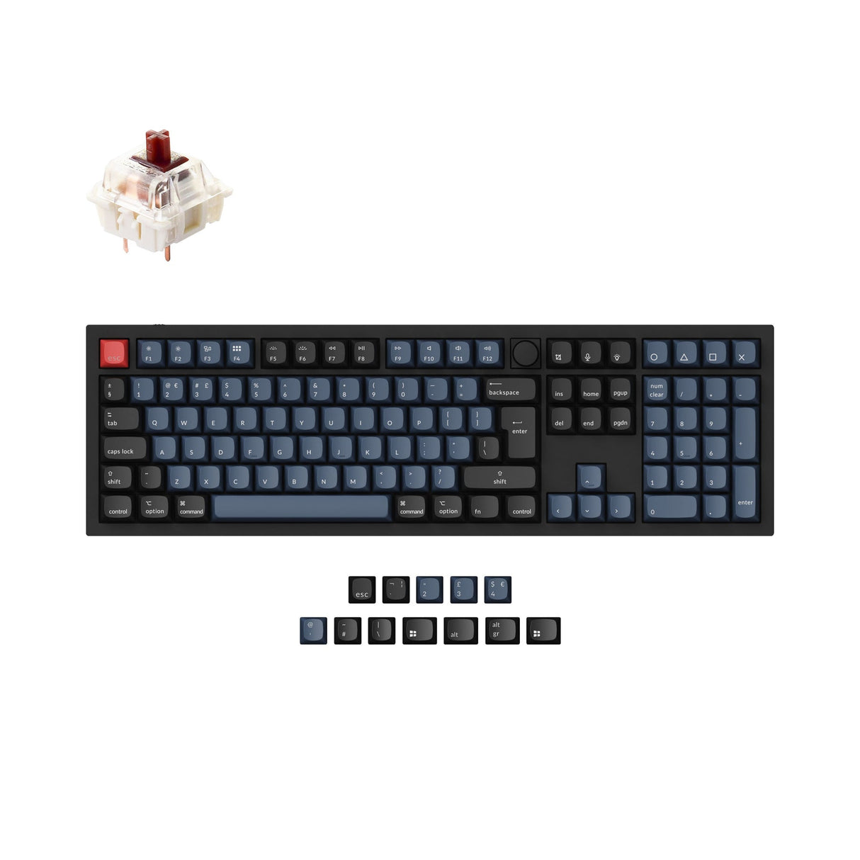 Keychron Q6 QMK Benutzerdefinierte Mechanische Tastatur ISO Layout Kollektion