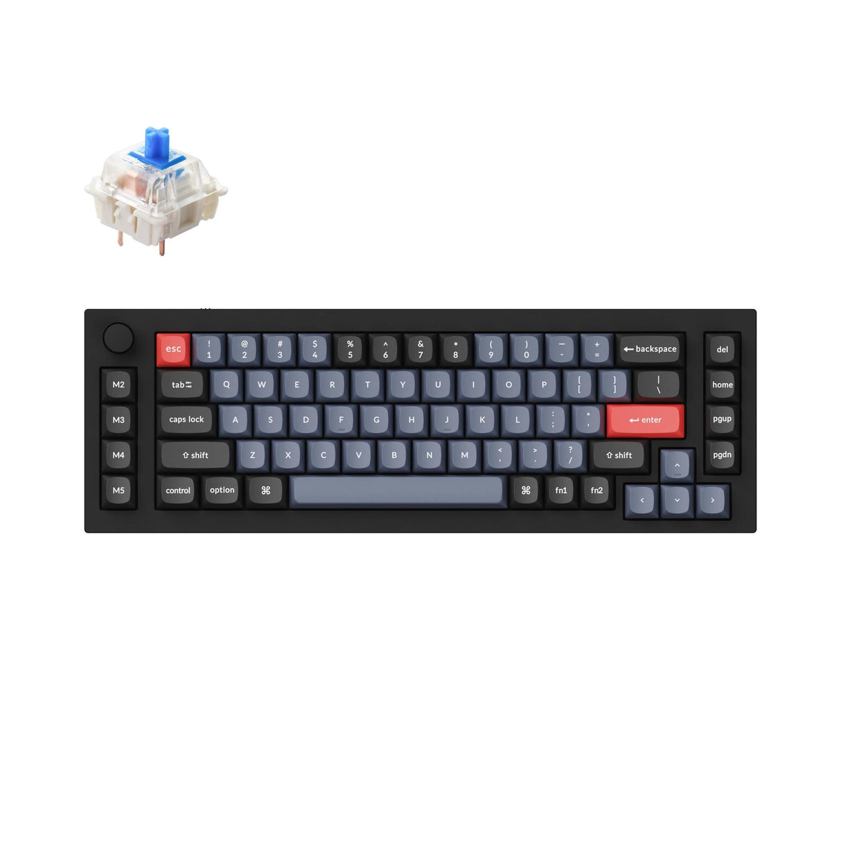 Keychron Q65 QMK Benutzerdefinierte Mechanische Tastatur (US-Layout)