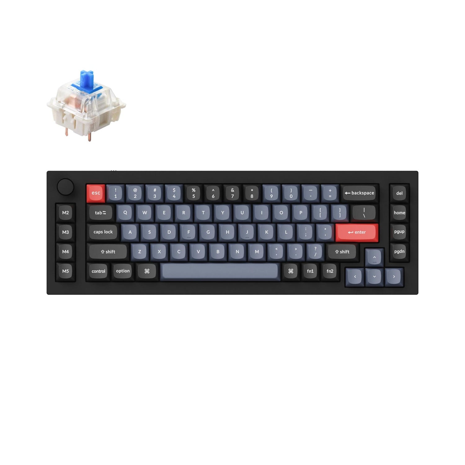 Keychron Q65 QMK Benutzerdefinierte Mechanische Tastatur (US-Layout)