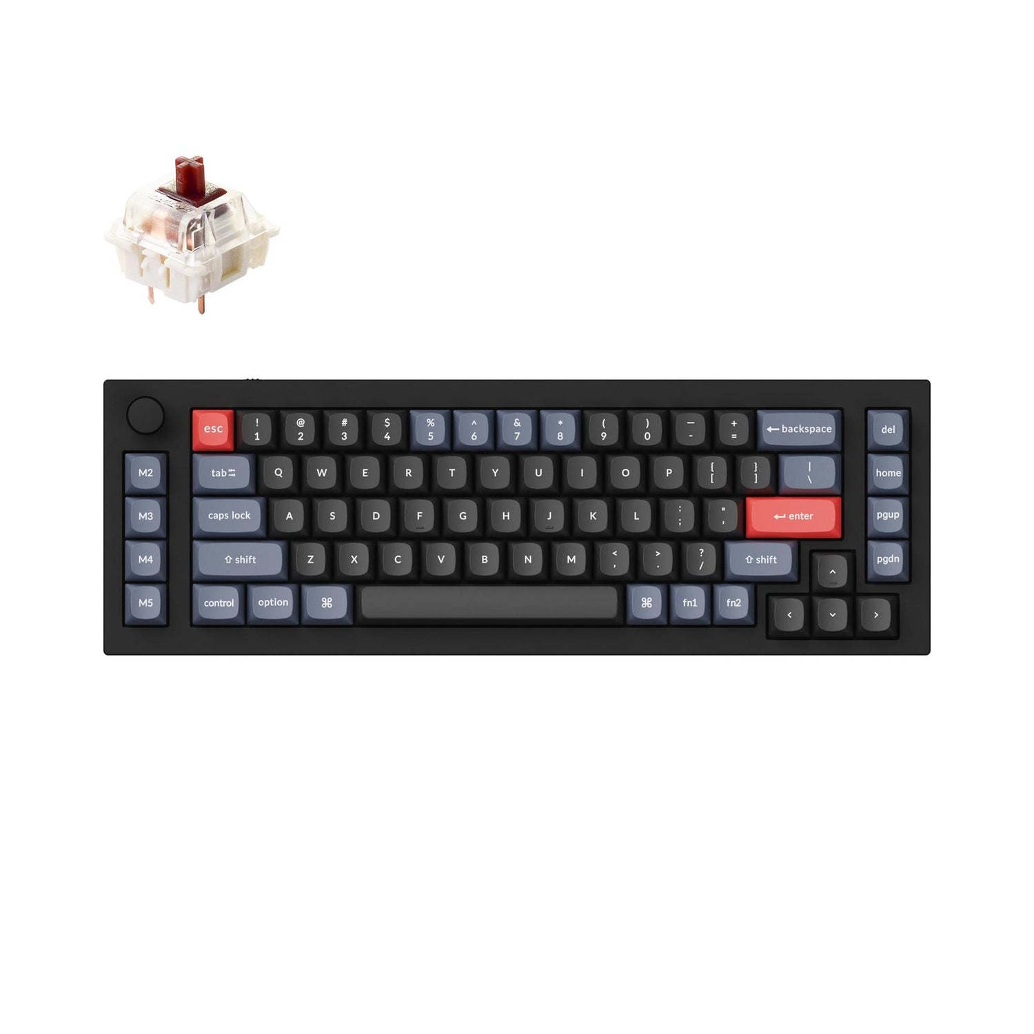 Keychron Q65 QMK Benutzerdefinierte Mechanische Tastatur (US-Layout)