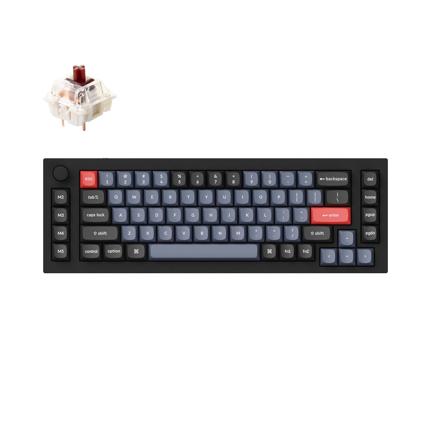 Keychron Q65 QMK Benutzerdefinierte Mechanische Tastatur (US-Layout)