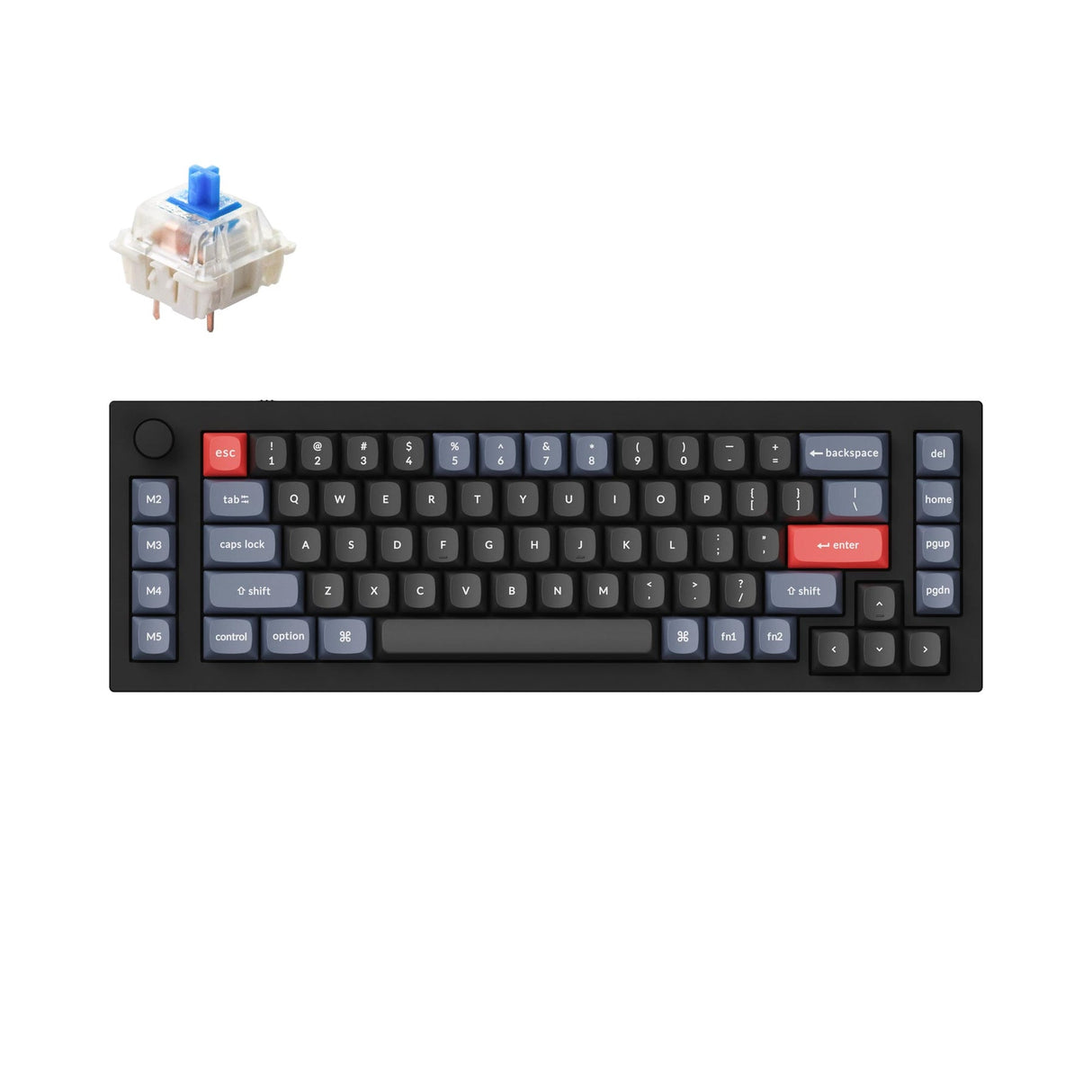 Keychron Q65 QMK Benutzerdefinierte Mechanische Tastatur (US-Layout)