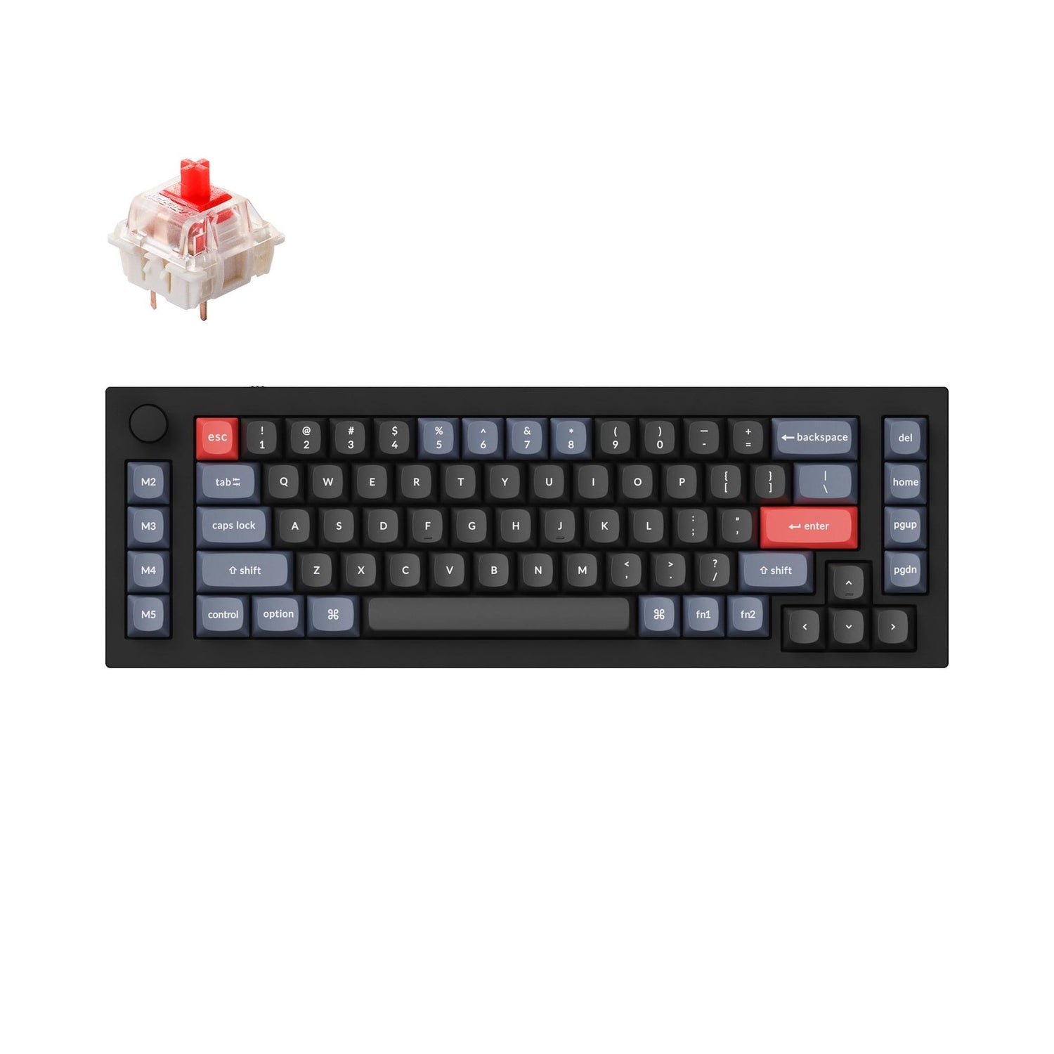 Keychron Q65 QMK Benutzerdefinierte Mechanische Tastatur (US-Layout)