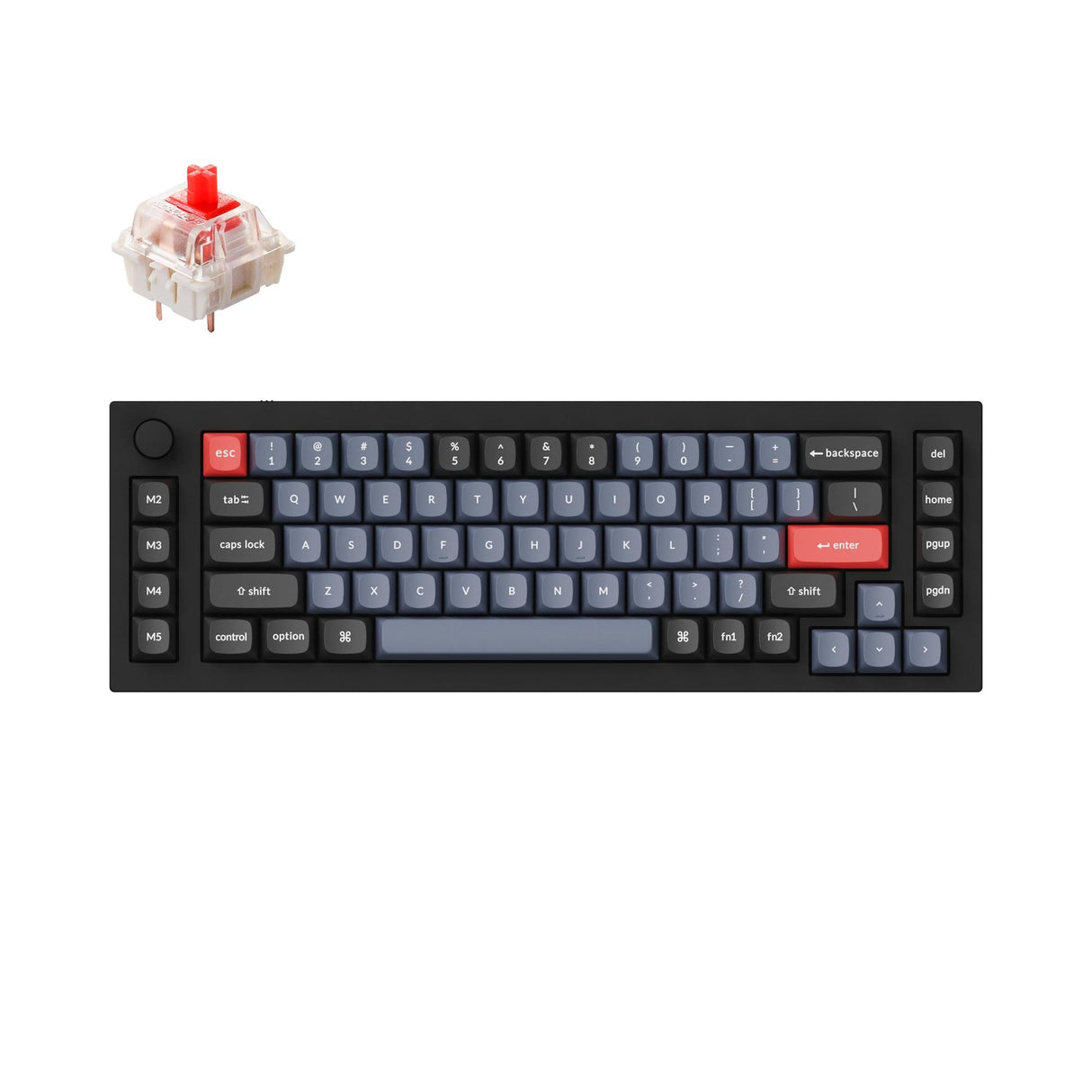 Keychron Q65 QMK Benutzerdefinierte Mechanische Tastatur (US-Layout)
