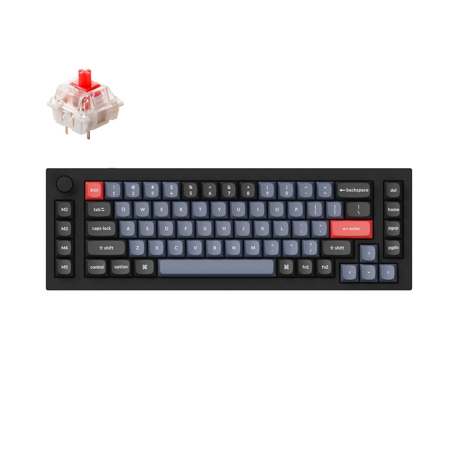 Keychron Q65 QMK Benutzerdefinierte Mechanische Tastatur (US-Layout)