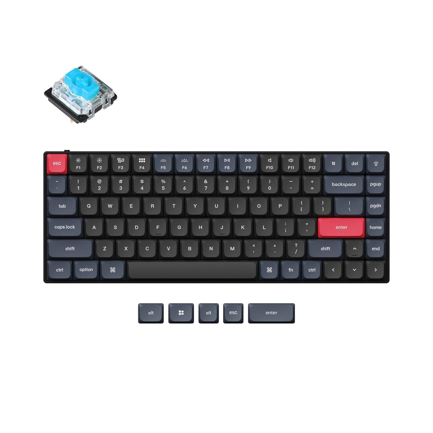 Keychron S1 QMK Benutzerdefinierte Mechanische Tastatur (US ANSI Layout)