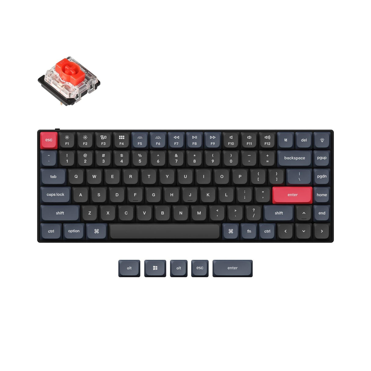Keychron S1 QMK Benutzerdefinierte Mechanische Tastatur (US ANSI Layout)