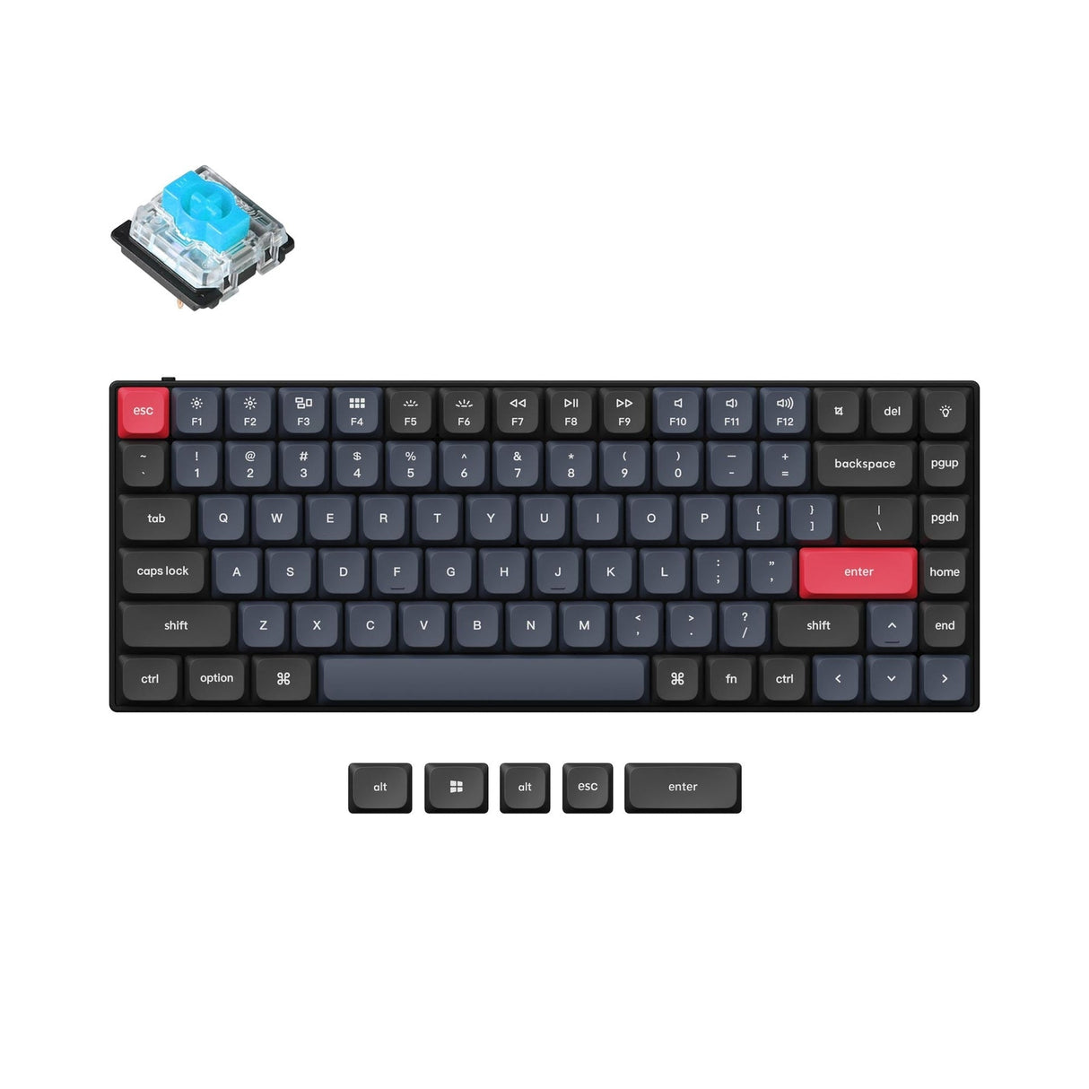 Keychron S1 QMK Benutzerdefinierte Mechanische Tastatur (US ANSI Layout)
