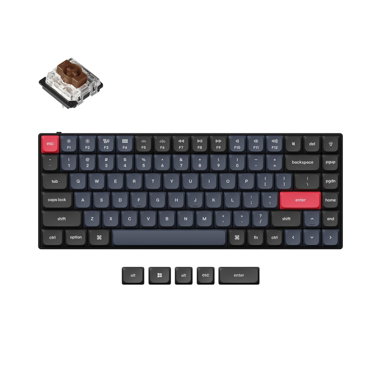 Keychron S1 QMK Benutzerdefinierte Mechanische Tastatur (US ANSI Layout)
