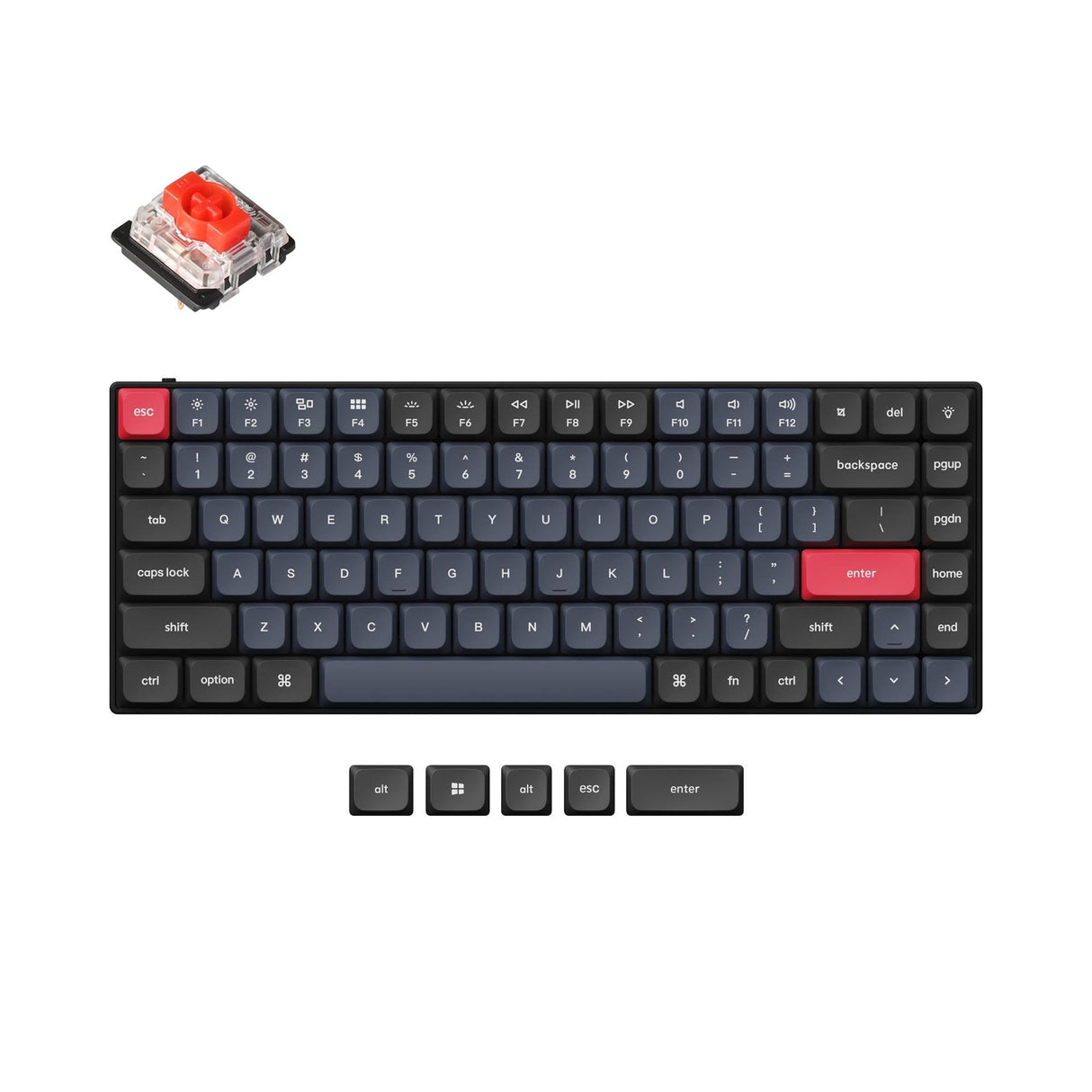 Keychron S1 QMK Benutzerdefinierte Mechanische Tastatur (US ANSI Layout)