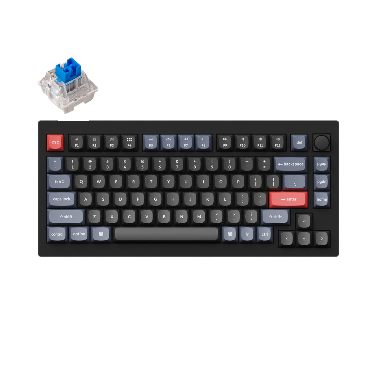 Keychron V1 QMK Benutzerdefinierte Mechanische Tastatur (US ANSI Layout)
