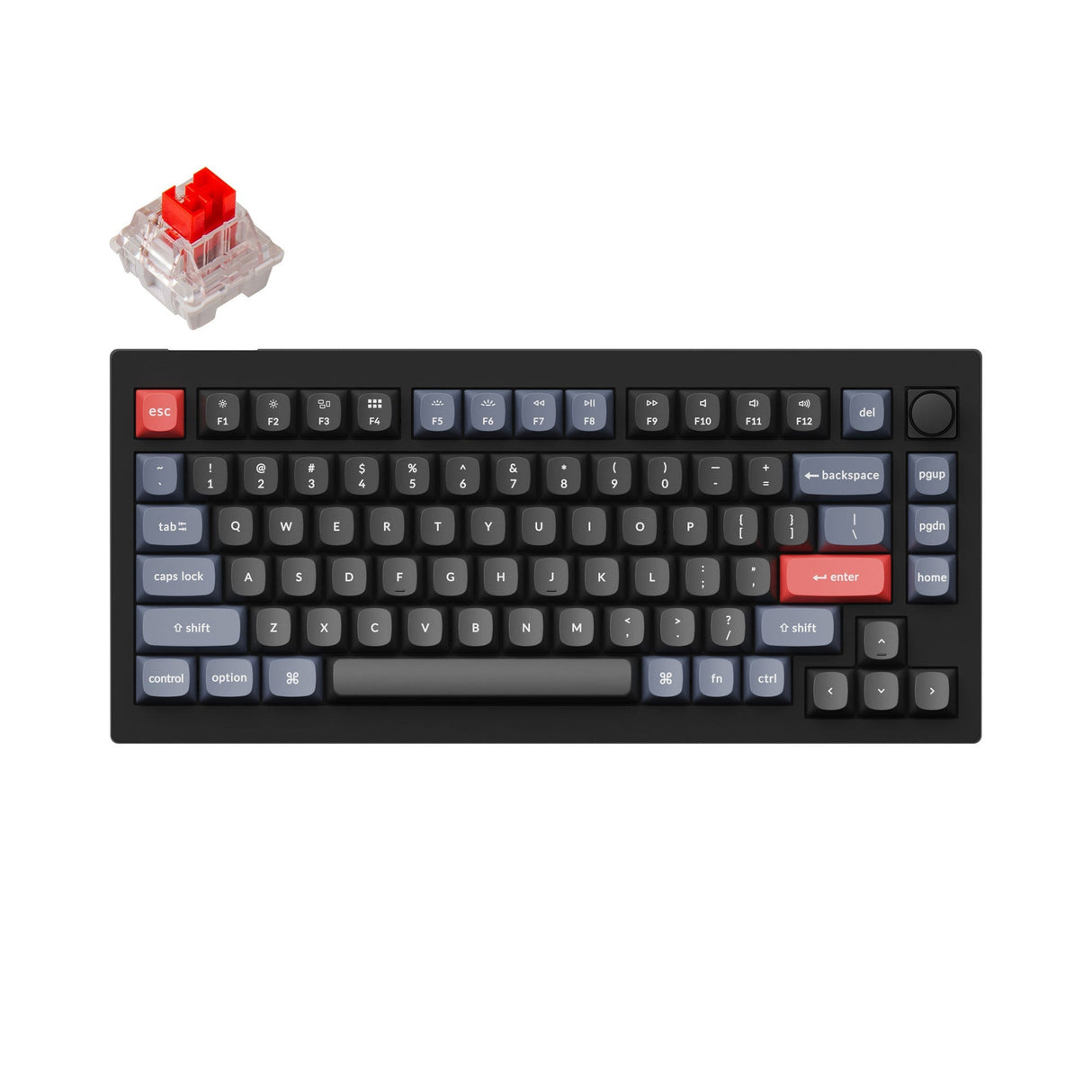 Keychron V1 QMK Benutzerdefinierte Mechanische Tastatur (US ANSI Layout)