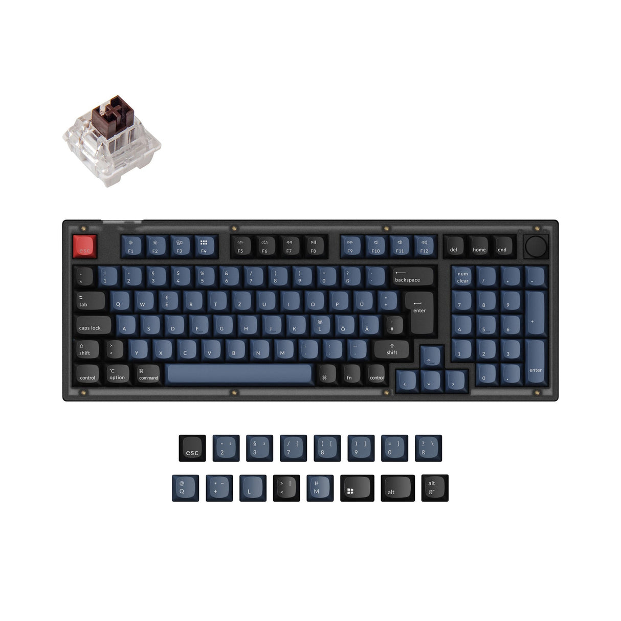 Keychron V5 QMK Benutzerdefinierte Mechanische Tastatur ISO Layout Kollektion