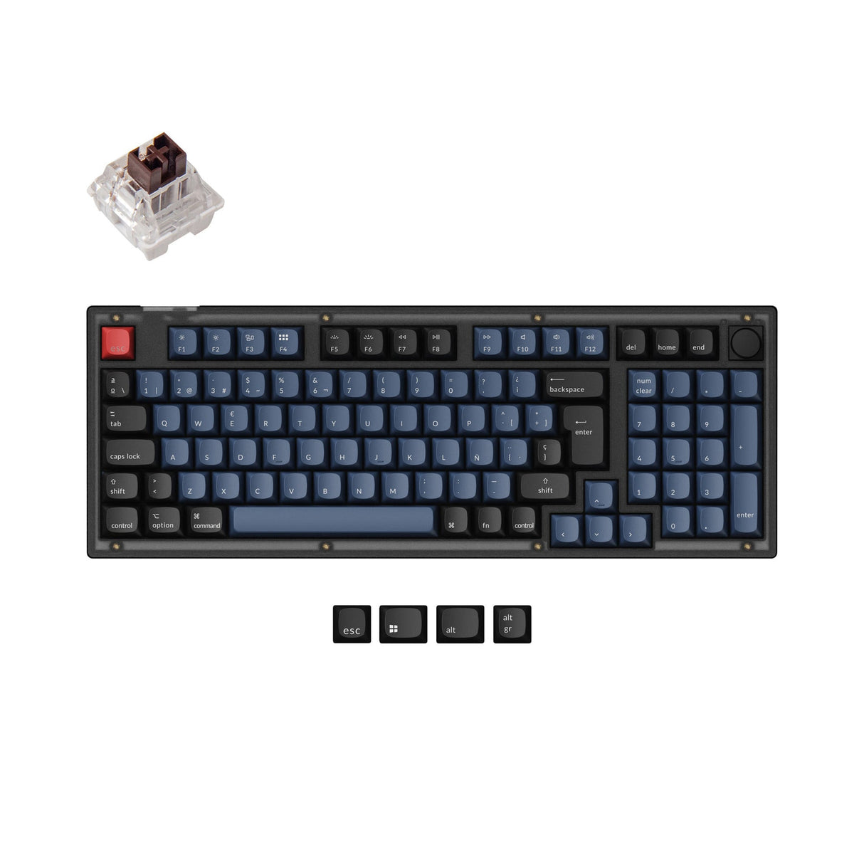 Keychron V5 QMK Benutzerdefinierte Mechanische Tastatur ISO Layout Kollektion