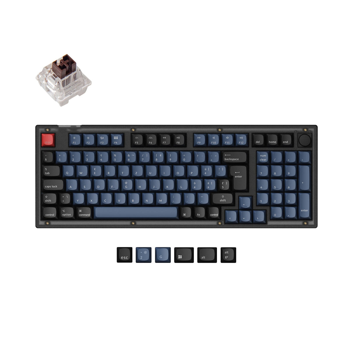 Keychron V5 QMK Benutzerdefinierte Mechanische Tastatur ISO Layout Kollektion